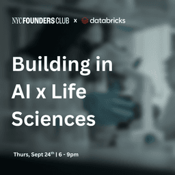 Building in AI × Life Sciences: A Fireside Chat with NVIDIA, Databricks, and Amigo AI by NYC Founders Club