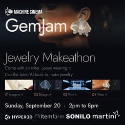 💎GemJam: Use AI to Make & 3D Print Jewelry in One Night!