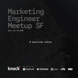 Marketing Engineer Meetup SF