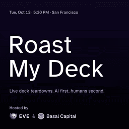 Roast My Deck - the AI picks apart your deck live. Then the investors do.