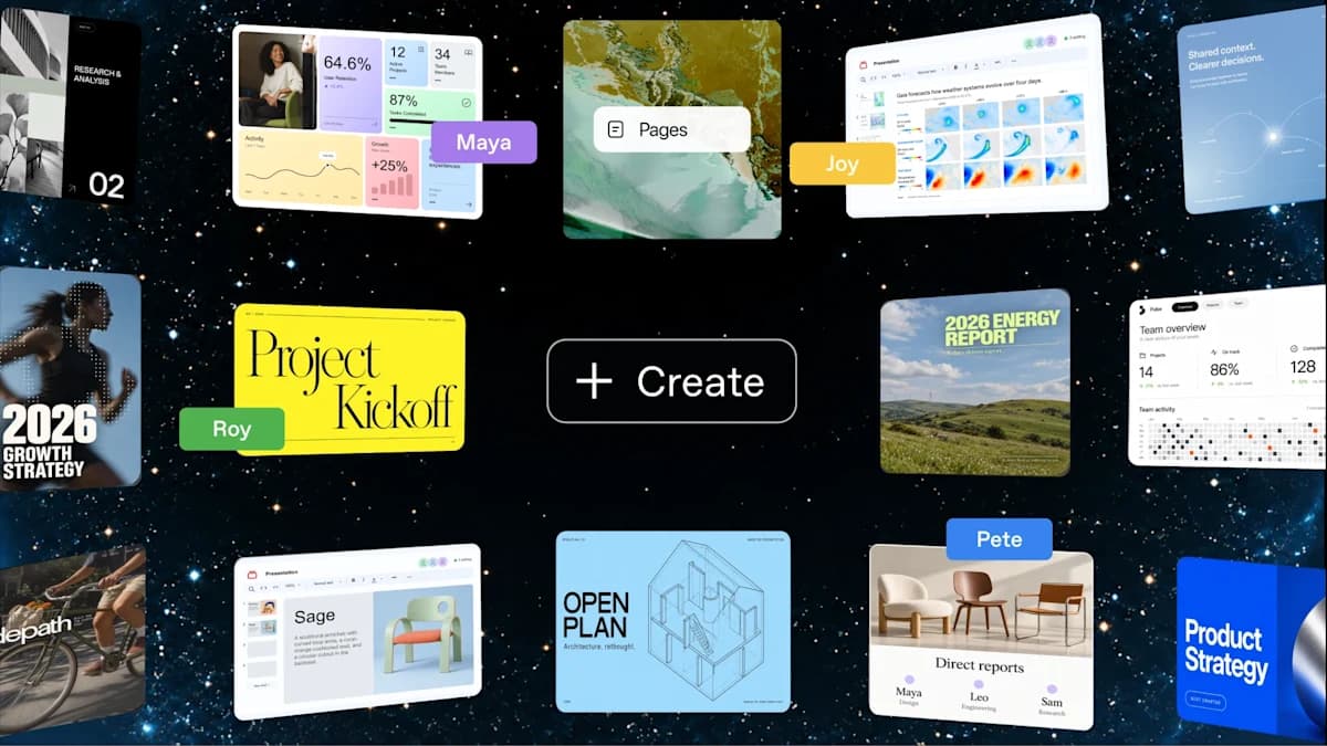 OpenAI's preview of ChatGPT Space and shared work
