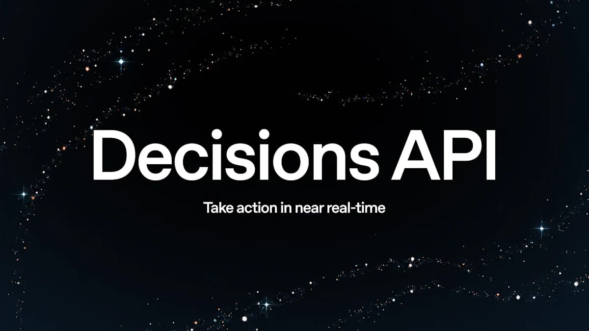 OpenAI's Decisions API launch visual