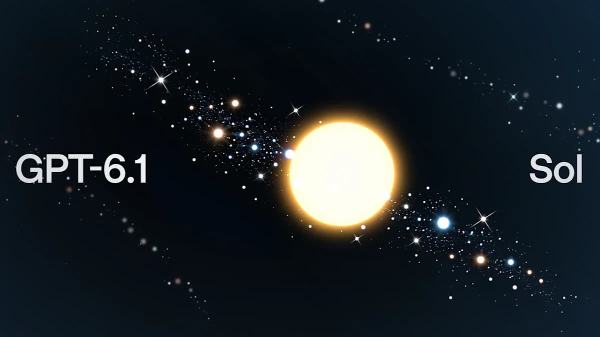 OpenAI's GPT-6.1 Sol launch visual