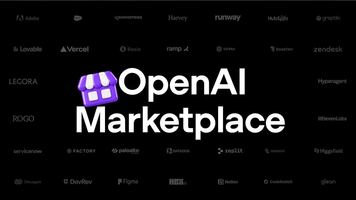 OpenAI Marketplace launch visual