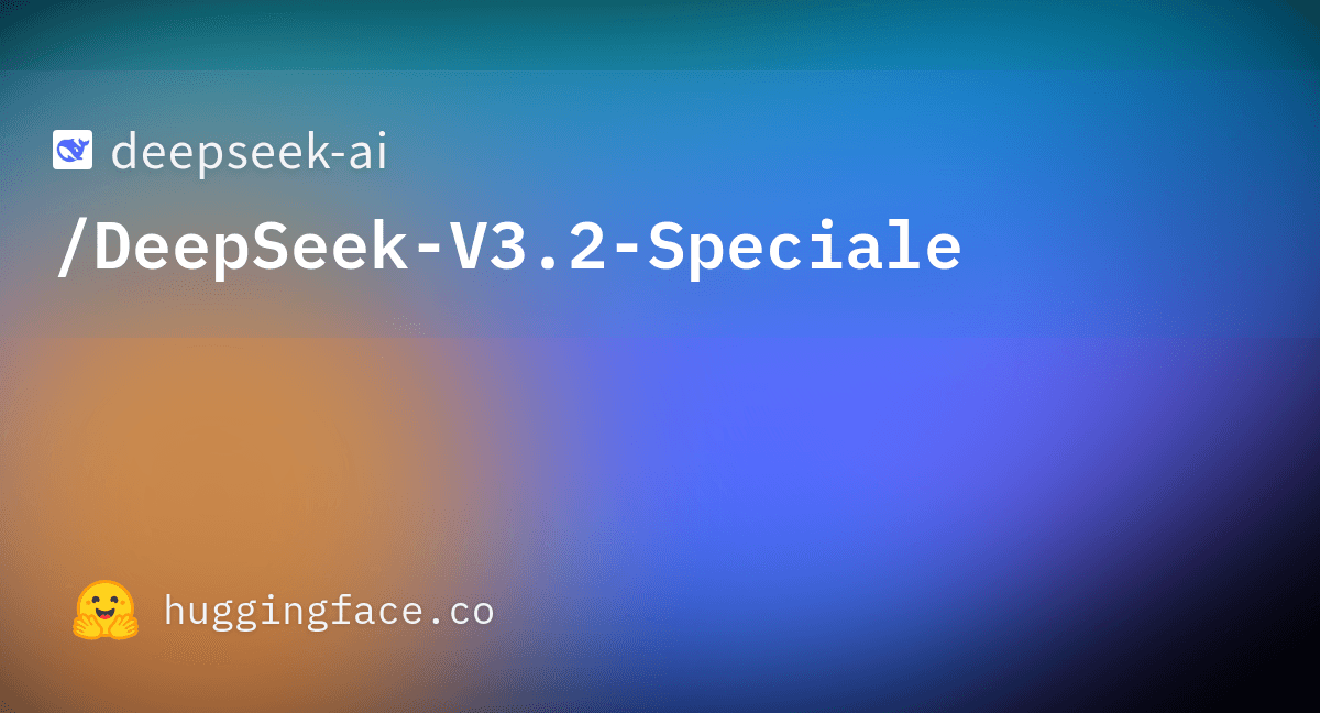 DeepSeek V3.2 Speciale