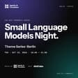 AAIF Berlin · Small Language Models Night at Distil Labs