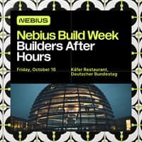 NEBIUS BUILD WEEK: Builders After Hours at Reichstag Rooftop