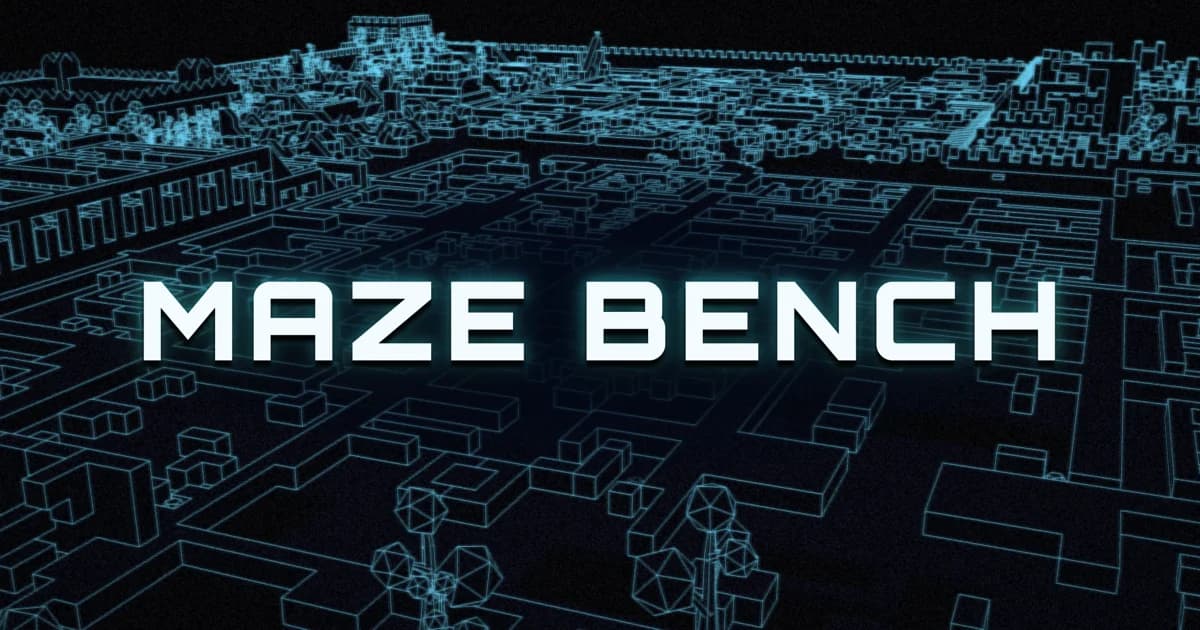MazeBench: the best coding agent collects 13 gems, four frontier models get zero