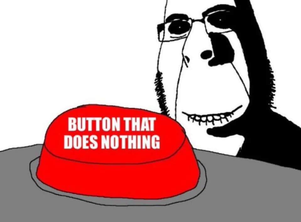 Button that does nothing