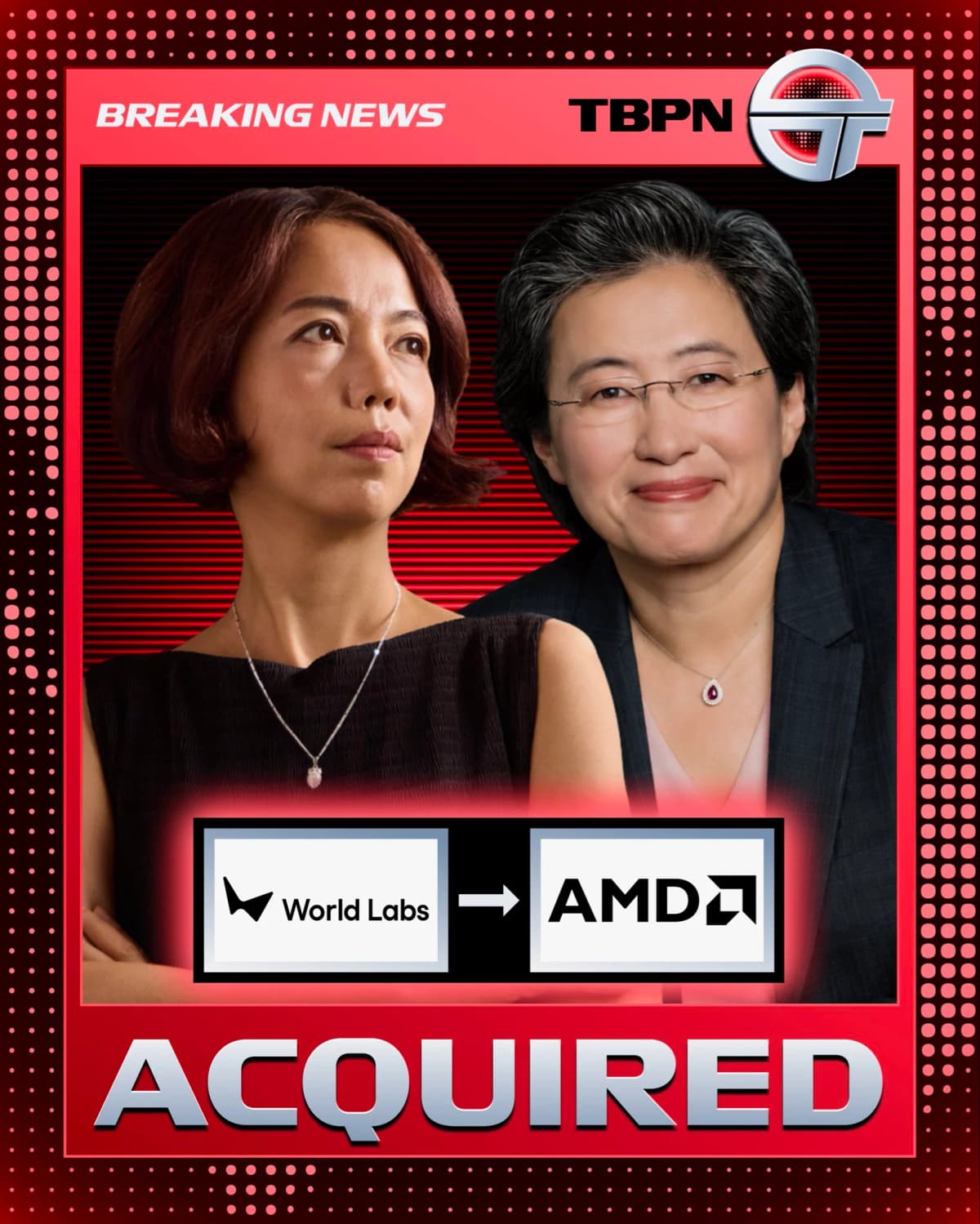 TBPN reports AMD is acquiring World Labs for $8.2 billion