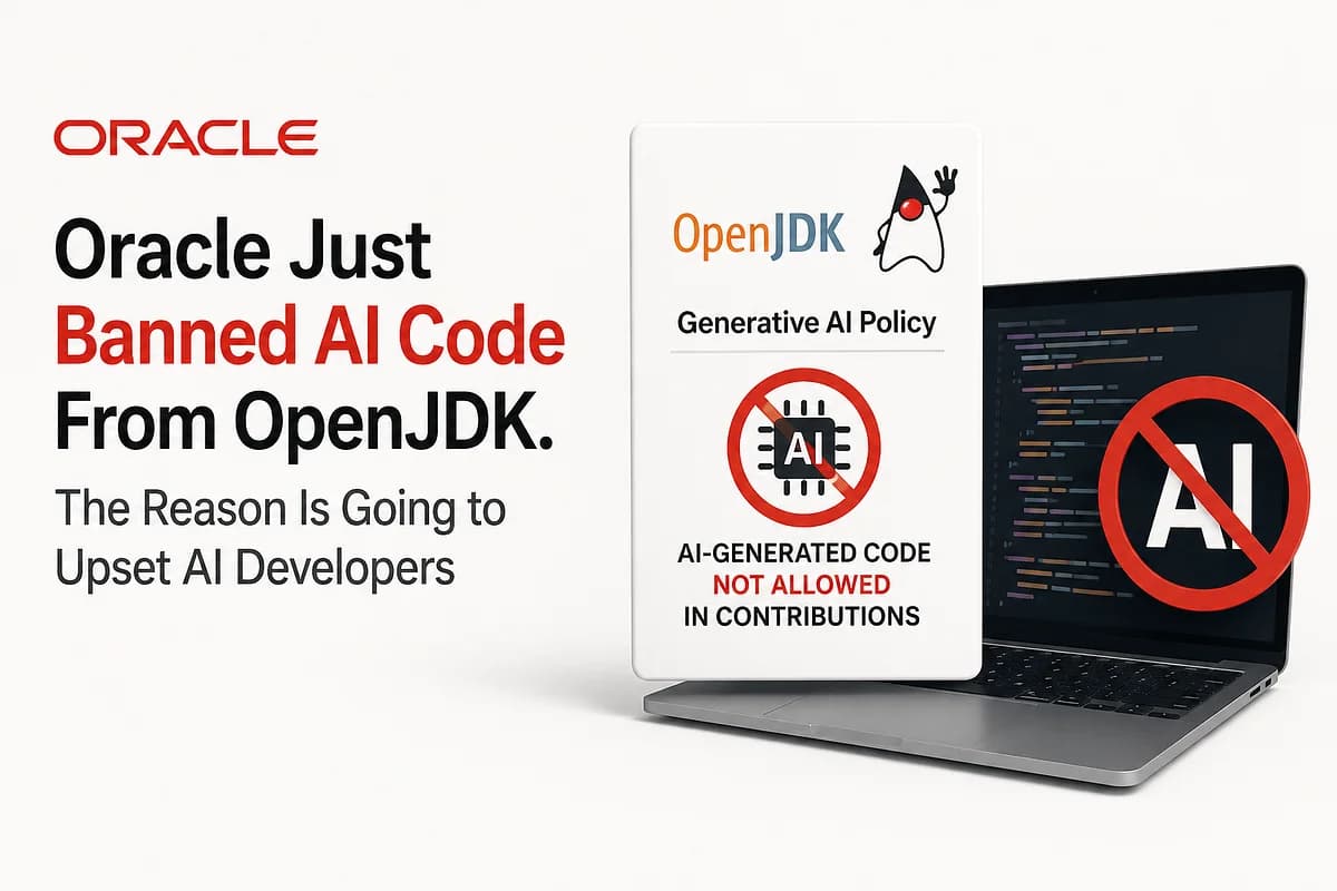 Oracle bans AI-generated code from OpenJDK