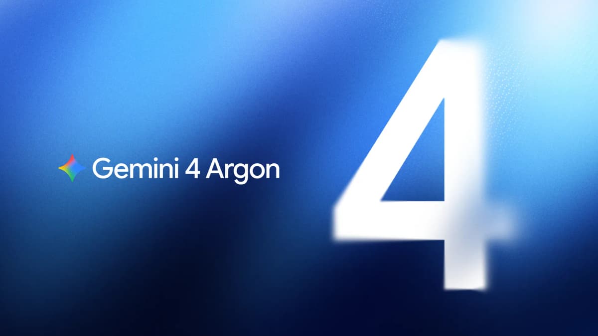 Google Gemini 4 Argon announcement artwork