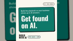 Get Found on AI: Build the playbook so your business is recommended in AI chats in One Night