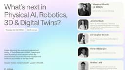 What's next in Physical AI, Robotics & 3D with Solaya, NVIDIA and more!
