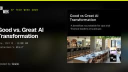 Good vs. Great AI Transformation