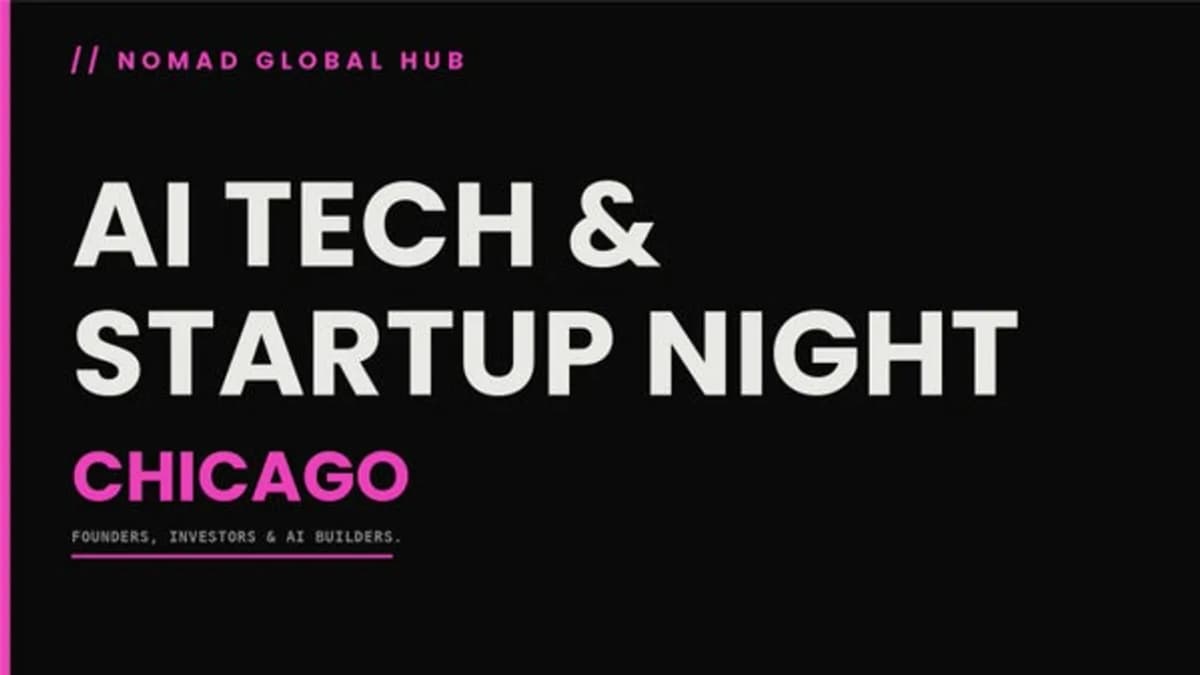 AI Tech & Startup Night - Chicago