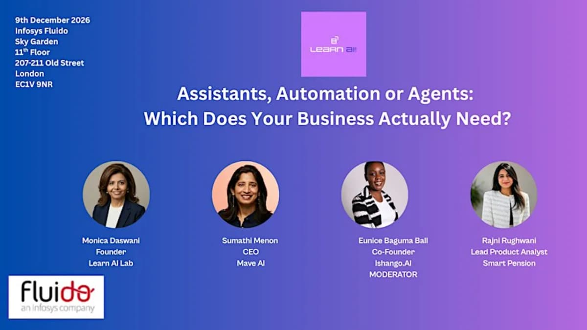 Assistants, Automation or Agents: Which Does Your Business Actually Need?