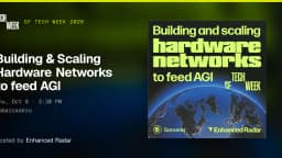 Building & Scaling Hardware Networks to feed AGI