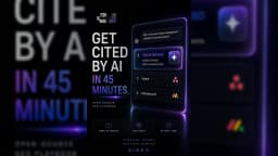 Open-Source GEO: Get Cited by AI in 45 Minutes