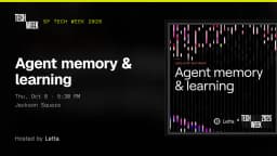 Agent memory & learning