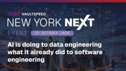 VaultSpeed NEXT in: Agents are coming to the business. Is your data foundation ready?