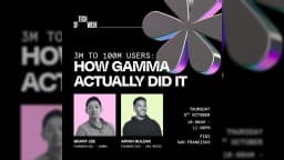 3M to 100M Users: How Gamma Actually Did It